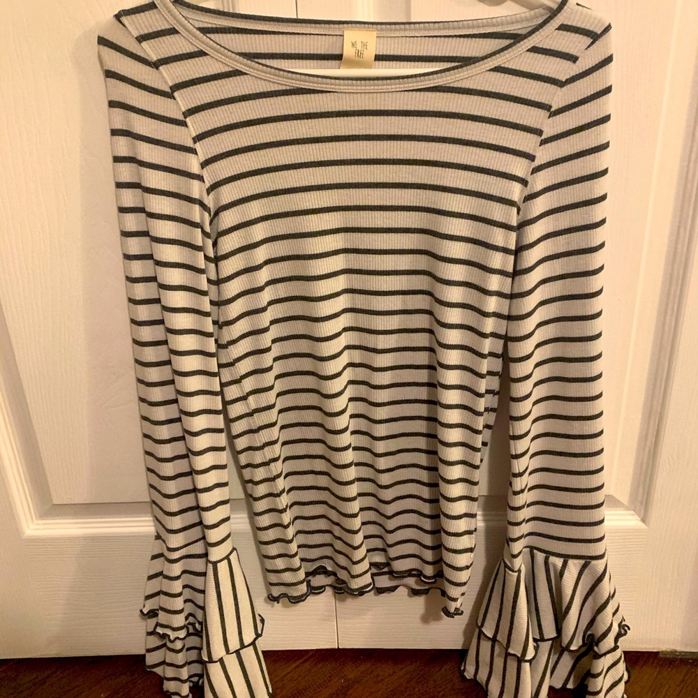Free People Flared Long Sleeve Shirt - Picture 2 of 4